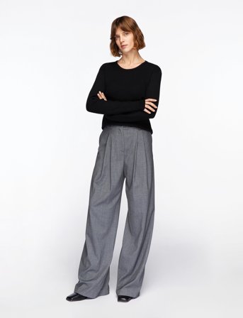 InWear Leenahiw Ls Blouse - Black - XS