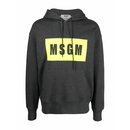 Msgm, Hoodies Zwart, Heren, Maat:S