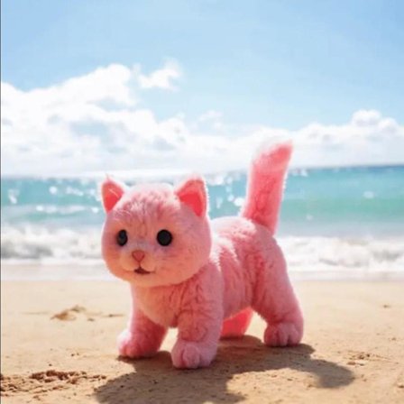 Plysj Robot Katteleke Som Oppfører Seg Som En Ekte Katt Min Realistiske Roboti