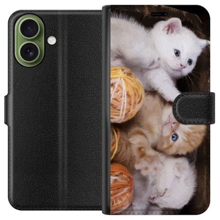 Kompatibelt Plånboksfodral till Apple Apple iPhone 17 Katter