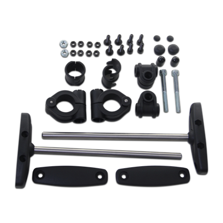 Montagesatz Windschutzscheibe MRA HK- Naked Motorräder (22mm/25mm)