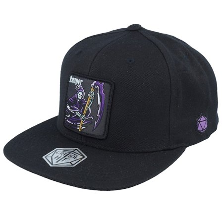 Critiql Hit - Svart snapback Caps - Reaper Box Patch Black Snapback @ Hatstore