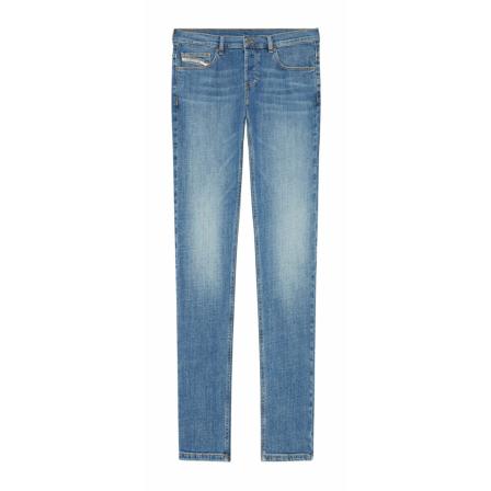 Diesel, Jeans- Diesel D-Luster Slim FIT Blauw, Heren, Maat:W33 L32,Cotton