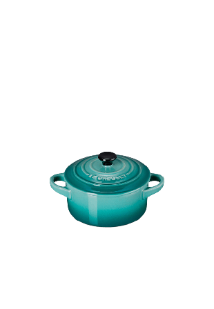 Le Creuset Signature stengods minigryta 250ml Bleu Riviera Gjutjärnspannor Blå ONESIZE