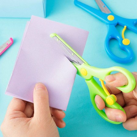 Barn sax med tryck grön