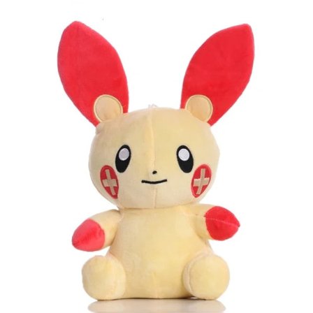 Plusle Plyslegetøj Dukke kawaii Tegneserie Plusle Vedhæng Blød Plys Meget legetøjsdukke_Specielle Gaver