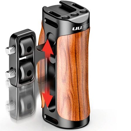 Universal kamera bur side håndtag til Sony Canon Nikon kamera bur træ håndtag greb