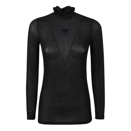 Pinko Turtleneck svart, Dam Polotröjor, Dam, Storlek: M
