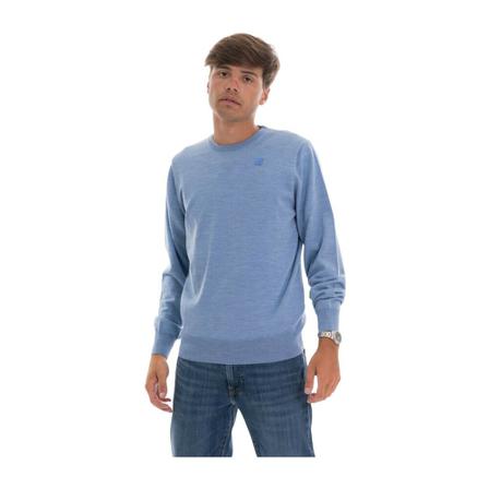 K-Way Sweatshirts , Blauw , Heren , Maat: M