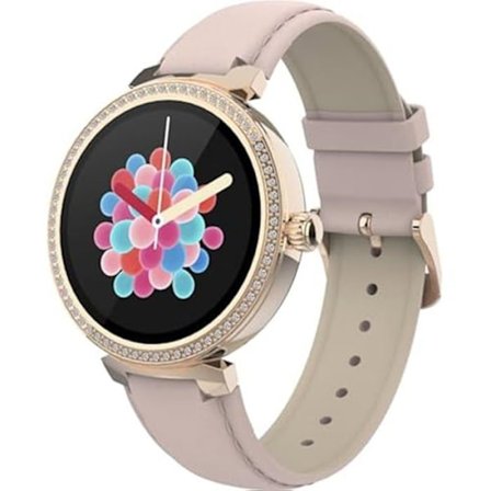 Ansluten Klocka - DENVER - SWC-342 - Skärm 1,4 Tum - Analog Visning - Rosa