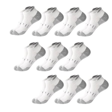 Nilkkasukka 40-45 10-pack - Valkoinen