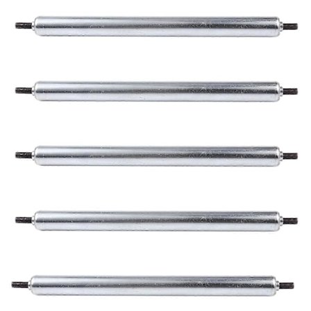 5X 25mm x 300mm Transportrulle i kolstål för monteringslinje