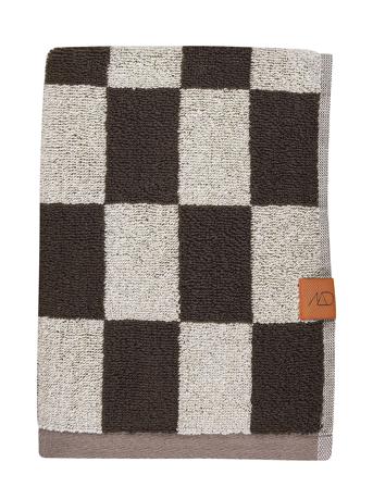 Retro Guest Towel, 2-Pack Home Textiles Bathroom Textiles Towels & Bath Towels Guest Towels Brown Mette Ditmer