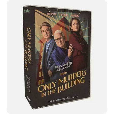 Only Murders in the Building Sesong 1-4 DVD 8-Disc Engelsk