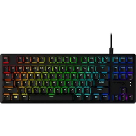 Tangentbord Mecanique - HYPERX - Alloy Origins Core PBT TKL - RGB Belysning - Kompakt - Aluminium