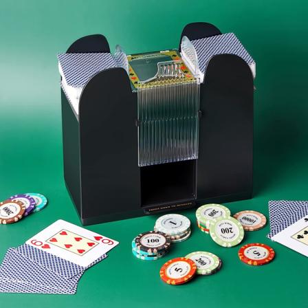 Automatisk kortshuffler, elektrisk kortshuffler (6 decks)