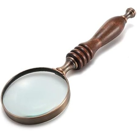 72 mm:n retrosuurennuslasi – 10-kertainen suurennus, lasilinssi, Ultra HD, paras lukusuurennuslasi vanhuksille, täydellinen apuväline heikkonäköisille