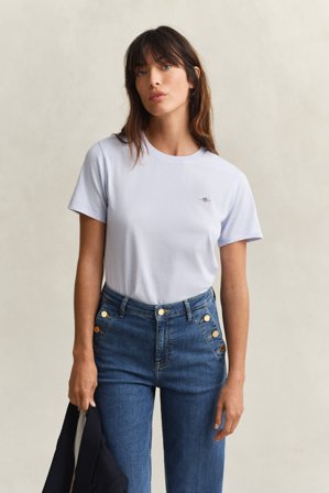 GANT Damen T-Shirt (XS) Hellblau