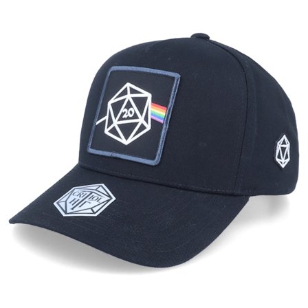 Critiql Hit - Black - adjustable - Cap - D20 Darkside Patch Black A-Frame Adjustable - Hatstore