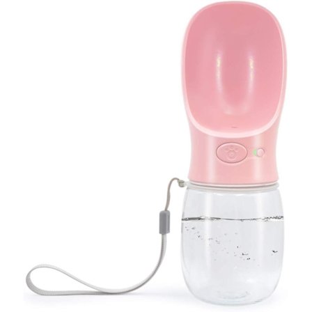 Hundeflaske 350 ml med låsbart låg – Lækagesikker vandflaske til hunde, perfekt til rejser og gåture