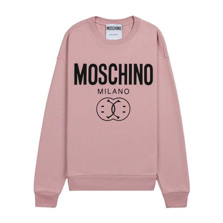 Moschino, Hoodie Różowy, Mężczyzna, Rozmiar: M