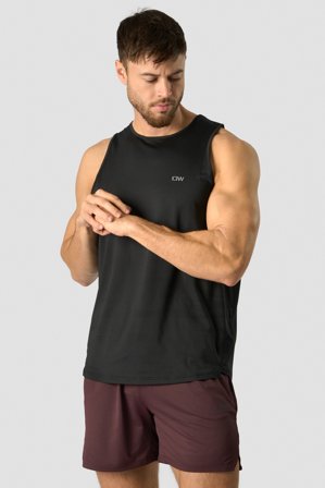 ICANIWILL - Stride Tank top Black - Träningslinne - Herr - Träningskläder från ICIW