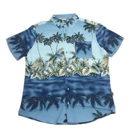 Blend Half -sleeve shirt Blå, Herre Skjorter