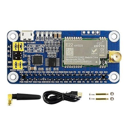 Sx1268 Lora Hat For Series Boards 433m Frekvensbånd Kommunikasjonsmodul Støtte Dataoverføring db