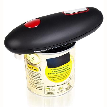 Kitchen Mama Sähköinen Tölkinavaaja Yhdellä Napin Painalluksella Käynnistyvä ja Sammuva, Sileät Reunat, Ergonomisesti Suunniteltu, Täydellinen 