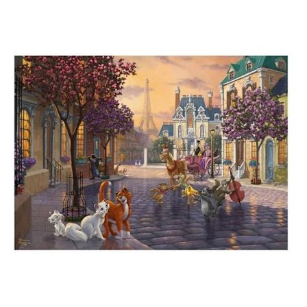 PUZZLE 1000 BRICKER DISNEY : DE ARISTOKATTER