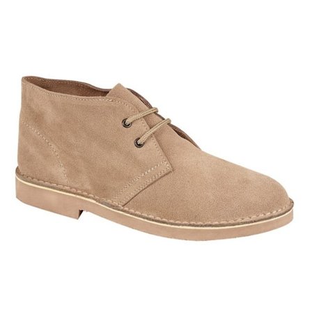 Roamers Unisex Real Suede Unlined Desert Boots 10 UK Sto