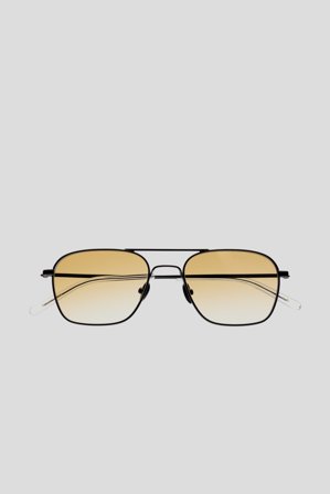 Monokel Eyewear - Dion matt Black - yellow gradient lens