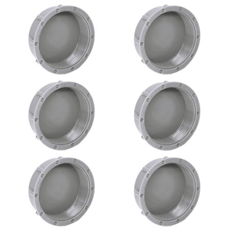 6 stk 56mm VVS Avløpsdeksel Rørdeksel Plugg Under Vask Fleksibelt Rør Under Vask Rørtilbehør