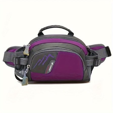 Funktionel udendørs taske til taljen, transportabel taske til taljen med flere lag