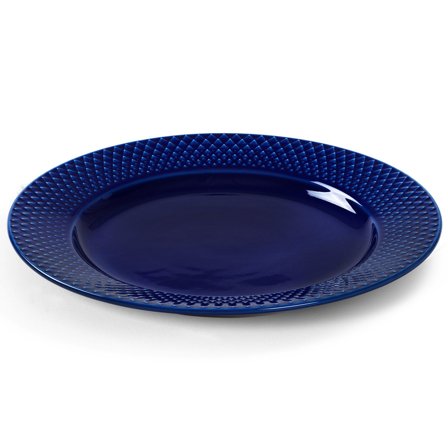 Lyngby porcelæn Rhombe Color tallrik, 23 cm, mörkblå | Dukning & Servering > Tallrikar | Bagaren och Kocken