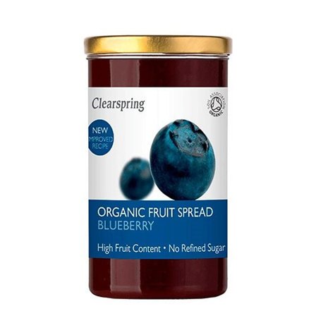 Clearspring Marmelade Blåbær Ø 280 g, Helse & Madvarer, Smørepålæg, Marmelade