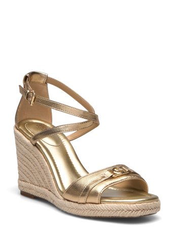 Michael Kors Mandy Wedge - Gold - 40.5
