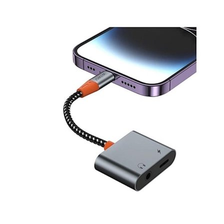 WiWU Audio adapter LT10 Typ C to Typ C + 3.5mm