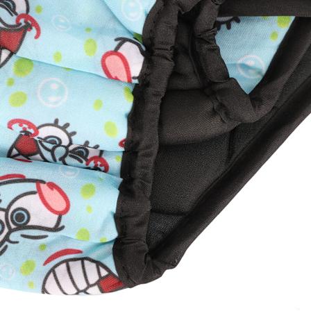 2 stk Myke Pustende Hund Fysiologiske Bukser Justerbare Hund Kjæledyr Underbukse Shorts (Rosa Blå XS)