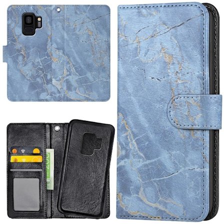 Samsung Galaxy S9 - Plånboksfodral/Skal Marmor