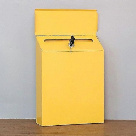 1 st Retro Metall Väggmonterad Postlåda Hink Tidningsbrevlåda Post Trädgårdsdekor-Perfet