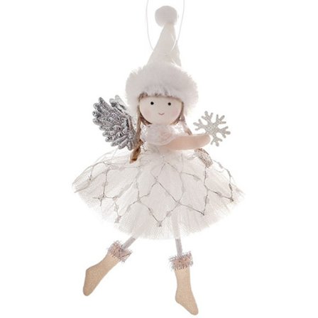 Julängelprydnader Dansande Xmas Elf Angel Doll hänge