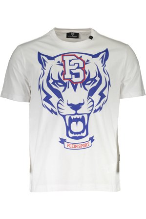 Plein Sport T-shirt Maniche Corte Uomo Bianco