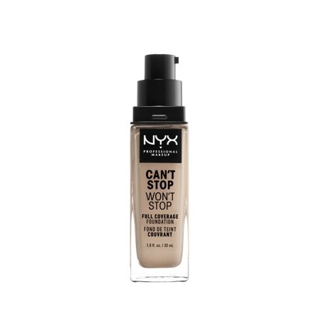 Nyx Professional MakeUp Can't Stop Won't Stop Full Coverage Foundation porecelain - Fondotinta liquido