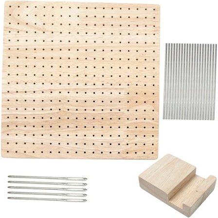 Virka Block, Bambusblock för Stickning Virkning Handgjorda Gåvor