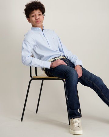 GANT SHIELD OXFORD BD SHIRT Blau Hemden Jungen - Kids Brand Store