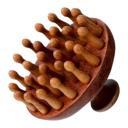 2 kpl Puinen päänahan hierontaharja Premium-pään hierontaharja Päänahan hierontalaite Gua Sha -shampooharjat naisille miehille märän ja kuivan 