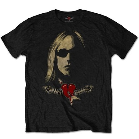Tom Petty & The Heartbreakers Unisex Adult Shades Logo T-Shirt