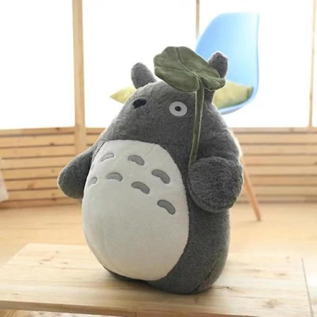 Yllätys tarjous Totoro pehmolelu söpö pehmolelu japanilainen anime hahmo nukke pehmolelu Totoro lootuksenlehdellä lasten lelut joululahja [DB]