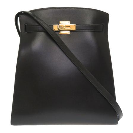 Hermès Vintage Shoulder Bags Sort, Dame Vintage Tasker, Størrelse: ONE Size